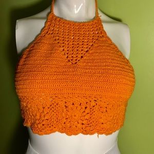 Crocheted Halter Top
